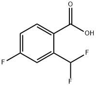 2-(difluoromethyl)-4-fluorobenzoic acid Structure