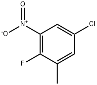 Benzene, 5-chloro-2-fluoro-1-methyl-3-nitro- Structure