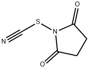 Thiocyanic acid, 2,5-dioxo-1-pyrrolidinyl ester Structure