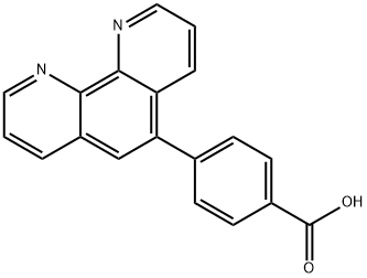 4-(1,10-phenanthrolin-5-yl)benzoic acid Structure
