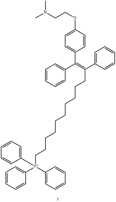 MitoTam iodide, hydriodide 구조식 이미지