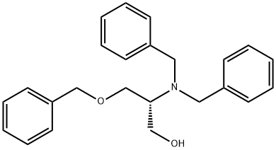 1-Propanol, 2-[bis(phenylmethyl)amino]-3-(phenylmethoxy)-, (2R)- Structure