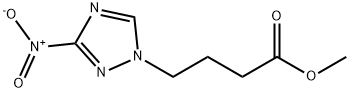 methyl 4-(3-nitro-1H-1,2,4-triazol-1-yl)butanoate Structure