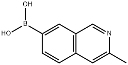 Boronic acid, B-(3-methyl-7-isoquinolinyl)- Structure