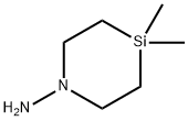 1-Aza-4-silacyclohexan-1-amine, 4,4-dimethyl- Structure