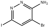 3-Pyridazinamine, 4-bromo-6-iodo- 구조식 이미지