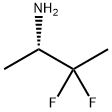 2-Butanamine, 3,3-difluoro-, (2S)- Structure