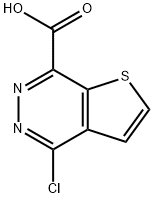 Thieno[2,3-d]pyridazine-7-carboxylic acid, 4-chloro- Structure