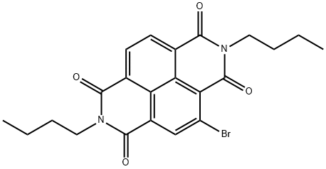 Benzo[lmn][3,8]phenanthroline-1,3,6,8(2H,7H)-tetrone, 4-bromo-2,7-dibutyl- Structure