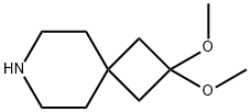 2,2-dimethoxy-7-azaspiro[3.5]nonane Structure