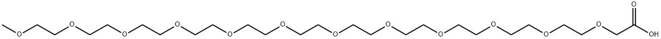 mPEG11-CH2COOH Structure