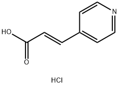 (E)-3-(Pyridin-4-yl)acrylic acid hydrochloride Structure