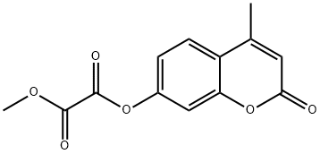 Ethanedioic acid, 1-methyl 2-(4-methyl-2-oxo-2H-1-benzopyran-7-yl) ester 구조식 이미지