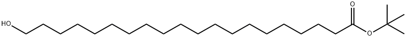 Eicosanoic acid, 20-hydroxy-, 1,1-dimethylethyl ester 구조식 이미지