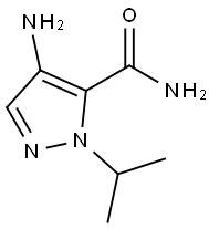 4-amino-1-isopropyl-1H-pyrazole-5-carboxamide Structure