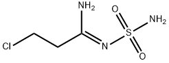Propanimidamide, N'-(aminosulfonyl)-3-chloro-, (1Z)- 구조식 이미지