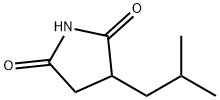 2,5-Pyrrolidinedione, 3-(2-methylpropyl)- Structure