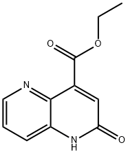 1,5-Naphthyridine-4-carboxylic acid, 1,2-dihydro-2-oxo-, ethyl ester Structure