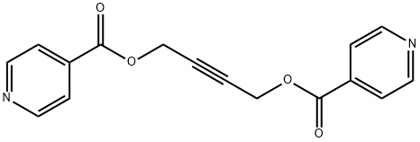 but-2-yne-1,4-diyl diisonicotinate Structure