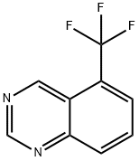 Quinazoline, 5-(trifluoromethyl)- Structure