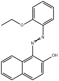 2-Naphthalenol, 1-[2-(2-ethoxyphenyl)diazenyl]- 구조식 이미지