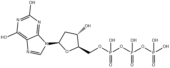 Xanthosine 5'-(tetrahydrogen triphosphate), 2'-deoxy- Structure