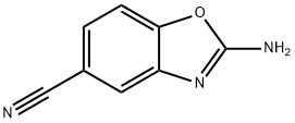 2-amino-1,3-benzoxazole-5-carbonitrile 구조식 이미지