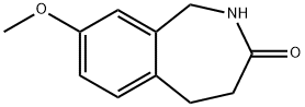 3H-2-Benzazepin-3-one, 1,2,4,5-tetrahydro-8-methoxy- 구조식 이미지