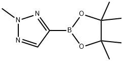 (2-METHYL-2H-1,2,3-TRIAZOL-4-YL)BORONIC ACID PINACOL ESTER Structure