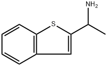 1-(1-benzothiophen-2-yl)ethan-1-amine 구조식 이미지