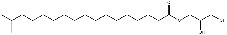 Heptadecanoic acid, 16-methyl-, 2,3-dihydroxypropyl ester (9CI) 구조식 이미지