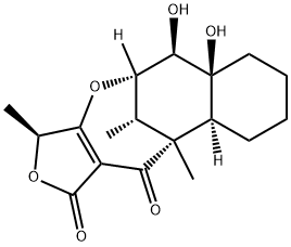 5,11-Methanofuro[3,4-d][3]benzoxonin-1,12(3H,5H)-dione, 6,6a,7,8,9,10,10a,11-octahydro-6,6a-dihydroxy-3,11,13-trimethyl-, [3S-(3R*,5R*,6S*,6aR*,10aR*,11S*,13R*)]- (9CI) Structure