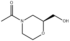 Ethanone, 1-[(2S)-2-(hydroxymethyl)-4-morpholinyl]- Structure