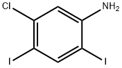 5-chloro-2,4-diiodo-aniline Structure