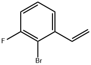 Benzene, 2-bromo-1-ethenyl-3-fluoro- 구조식 이미지