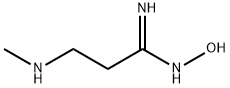 Propanimidamide, N-hydroxy-3-(methylamino)- 구조식 이미지