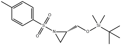 (S)-2-(((tert-butyldimethylsilyl)oxy)methyl)-1-tosylaziridine(WX191799) 구조식 이미지