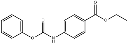 Benzoic acid, 4-[(phenoxycarbonyl)amino]-, ethyl ester Structure