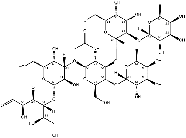LACTO-N-DIFUCOHEXAOSE I Structure