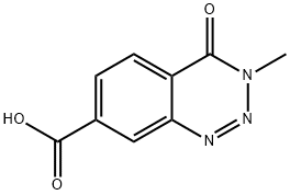 3-Methyl-4-oxo-3,4-dihydrobenzo[d][1,2,3]triazine-7-carboxylic acid Structure