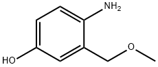 Phenol, 4-amino-3-(methoxymethyl)- Structure