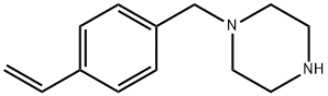 Piperazine, 1-[(4-ethenylphenyl)methyl]- Structure