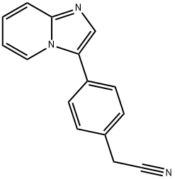 Benzeneacetonitrile, 4-imidazo[1,2-a]pyridin-3-yl- Structure