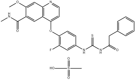 TAS-115 Methanesulfonic acid salt Structure