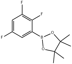 4,4,5,5-Tetramethyl-2-(2,3,5-trifluorophenyl)-1,3,2-dioxaborolane 구조식 이미지
