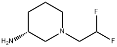 (R)-1-(2,2-difluoroethyl)piperidin-3-amine Structure