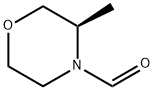 4-Morpholinecarboxaldehyde, 3-methyl-, (3R)- 구조식 이미지