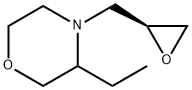 Morpholine, 3-ethyl-4-[(2S)-2-oxiranylmethyl]- Structure