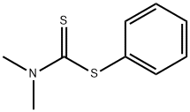 Carbamodithioic acid, N,N-dimethyl-, phenyl ester Structure