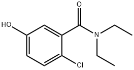 Benzamide, 2-chloro-N,N-diethyl-5-hydroxy- Structure